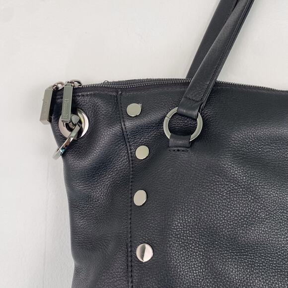 Hammitt Daniel Large Leather Tote Black Gunmetal - Picture 2 of 8